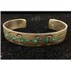 Image 1 : Chip Inlay Sterling Bracelet
