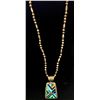 Image 1 : Handmade Sterling and Channel Inlay Necklace