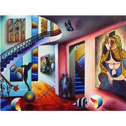 Ferjo, Passageway to the Masters, Signed Giclee on Canvas