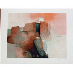 Claude Gaveau, Haute Provence, Signed Lithograph