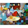 Image 1 : Itzchak Tarkay, Afternoon Tea, Signed Serigraph