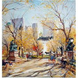 Kamil Kubik, Poets Walk II, Signed Canvas Print