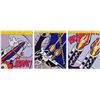 Image 1 : Roy Lichtenstein, As I Opened Fire, Lifetime Edition Triptych