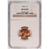 Image 1 : 1946 LINCOLN CENT, NGC MS-66 RED