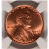 Image 2 : 1946 LINCOLN CENT, NGC MS-66 RED
