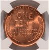 Image 3 : 1946 LINCOLN CENT, NGC MS-66 RED