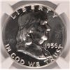 Image 2 : 1956 TYPE-2 FRANKLIN HALF DOLLAR, NGC PROOF-68!