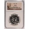Image 1 : 1957 FRANKLIN HALF DOLLAR, NGC PROOF-68!