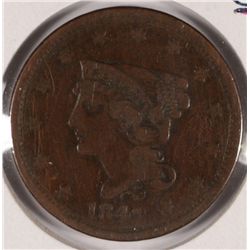 1842 LARGE CENT FINE