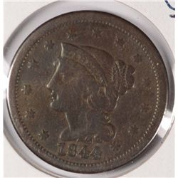 1844 LARGE CENT FINE