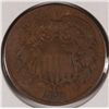 Image 1 : 1871 TWO CENT VG/F