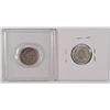 Image 2 : 2 SEATED LIBERTY DIMES 1877-CC, 1876
