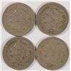 Image 1 : (4) LOW GRADE THREE CENT NICKELS (65, 67, 68, 73)