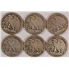 Image 2 : (6) WALKING LIBERTY HALF DOLLARS (17, 18, 18-S, 20-S, 20-D, 21-S)