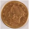 Image 1 : 1874-CC $20 GOLD LIBERTY XF-40