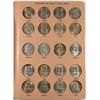 Image 1 : COMPLETE SET OF FRANKLIN HALF DOLLARS CH BU (EXTRA 8 PROOFS)