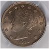 Image 2 : 1910 LIBERTY "V" NICKEL, PCGS MS-64  NICE COLORS!