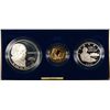 Image 1 : 1993 BILL OF RIGHTS 3 PIECE COMMEM. SET: $5 GOLD, SILVER DOLLAR AND HALF DOLLAR