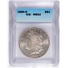 Image 1 : 1880-O MORGAN SILVER DOLLAR, ICG MS-63 WHITE!
