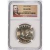 1953-D FRANKLIN HALF DOLLAR NGC MS-64 FBL