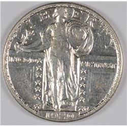1920-S STANDING LIBERTY QUARTER AU-58+