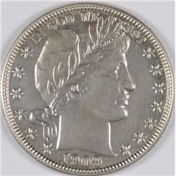 1909-O BARBER HALF DOLLAR MS-63