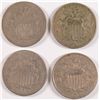 Image 1 : (4) SHIELD NICKELS (67, 68, 70, 83)
