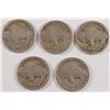 Image 2 : (5) 1923-S BUFFALO NICKEL