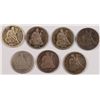 Image 1 : (7) SEATED DIMES (71, 76, 83, 87, 88, 88-S, 91-O)