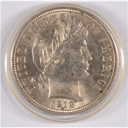 1912-D BARBER DIME, MS-64++ WHITE, CONSIGNOR BOUGHT IT AS  "MS-66"