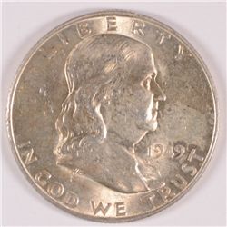 1949-D FRANKLIN HALF DOLLAR, MS-63