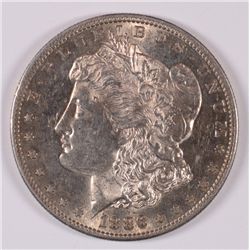 1886-S MORGAN SILVER DOLLAR, MS-61  SEMI-KEY