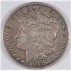 Image 1 : 1893-CC MORGAN SILVER DOLLAR, ABOUT XF  NICE KEY COIN!!