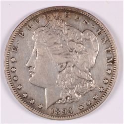 1894 MORGAN SILVER DOLLAR, XF  KEY COIN  MARK ON OBVERSE ( HARD TO SEE )