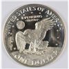 Image 2 : 1973-S SILVER EISENHOWER DOLLAR, CHOICE PROOF, VERY NICE!