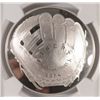 Image 2 : 2014 BASEBALL HALL OF FAME SILVER DOLLAR, NGC PROOF-69 EARLY RELEASE!!  WOW!!