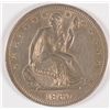 Image 1 : 1860-S SEATED LIBERTY HALF MS-61 CLEANED
