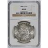 Image 1 : 1886-O MORGAN SILVER DOLLAR, NGC MS-60  WHITE! HARD TO FIND IN THIS GRADE!!