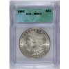 Image 1 : 1892 MORGAN DOLLAR ICG MS 62   WHITE