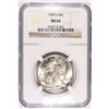 Image 1 : 1939-S WALKING LIBERTY HALF DOLLAR NGC MS-64
