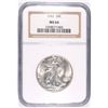Image 1 : 1942 WALKING LIBERTY HALF DOLLAR NGC MS-64