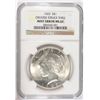 Image 1 : 1923 PEACE DOLLAR NGC MS-62 (MINT ERROR)