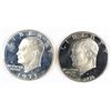 Image 1 : 1971-S & 1976-S PROOF IKE DOLLARS (SILVER)