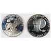 Image 2 : 1971-S & 1976-S PROOF IKE DOLLARS (SILVER)