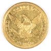 Image 2 : 1853-D $5 GOLD LIBERTY AU+