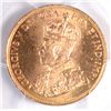 Image 3 : 1914 $10 CANADA GOLD PCGS MS-64 (RARE)