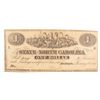 Image 1 : 1863 $1 STATE OF NORTH CAROLINA