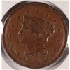 Image 1 : 1847 LARGE CENT XF CLEANED