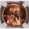 Image 2 : 1970 S LINCOLN CENT NGC MS67 RD RARE! POPULATION 23 NONE HIGHER.