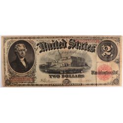 1917 $2 US NOTE